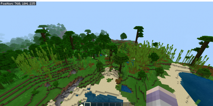 Jungle, Taiga And Snow Seed With An Ocean Monument Near Spawn