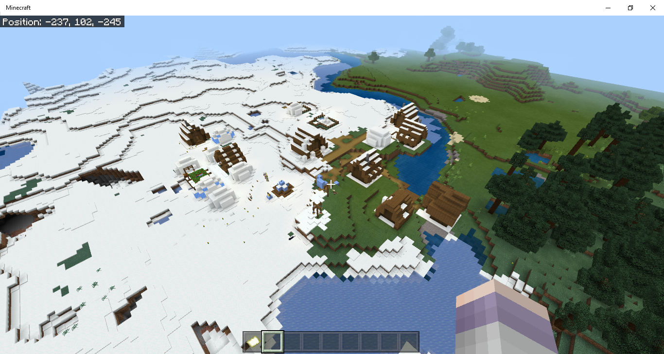 Minecraft Snowy Village Seed