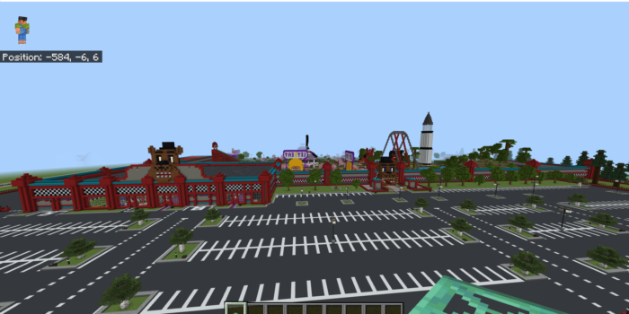 FNAF PIZZERIA AND THEME PARK MINECRAFT BEDROCK